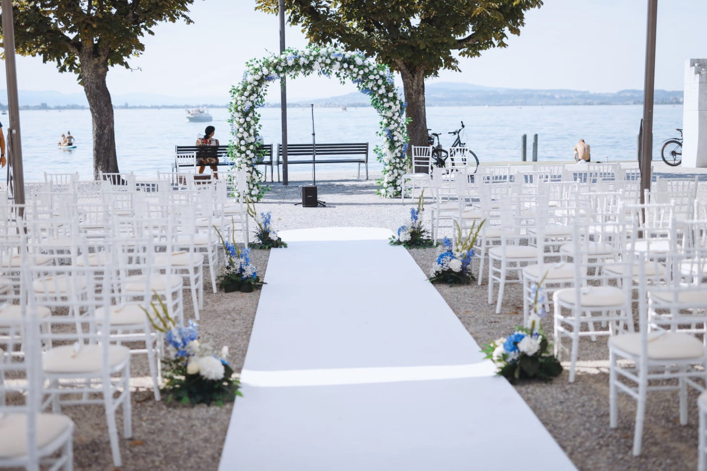 Chiavari Stuhl Weiss Holz für Hochzeiten | Forest Events