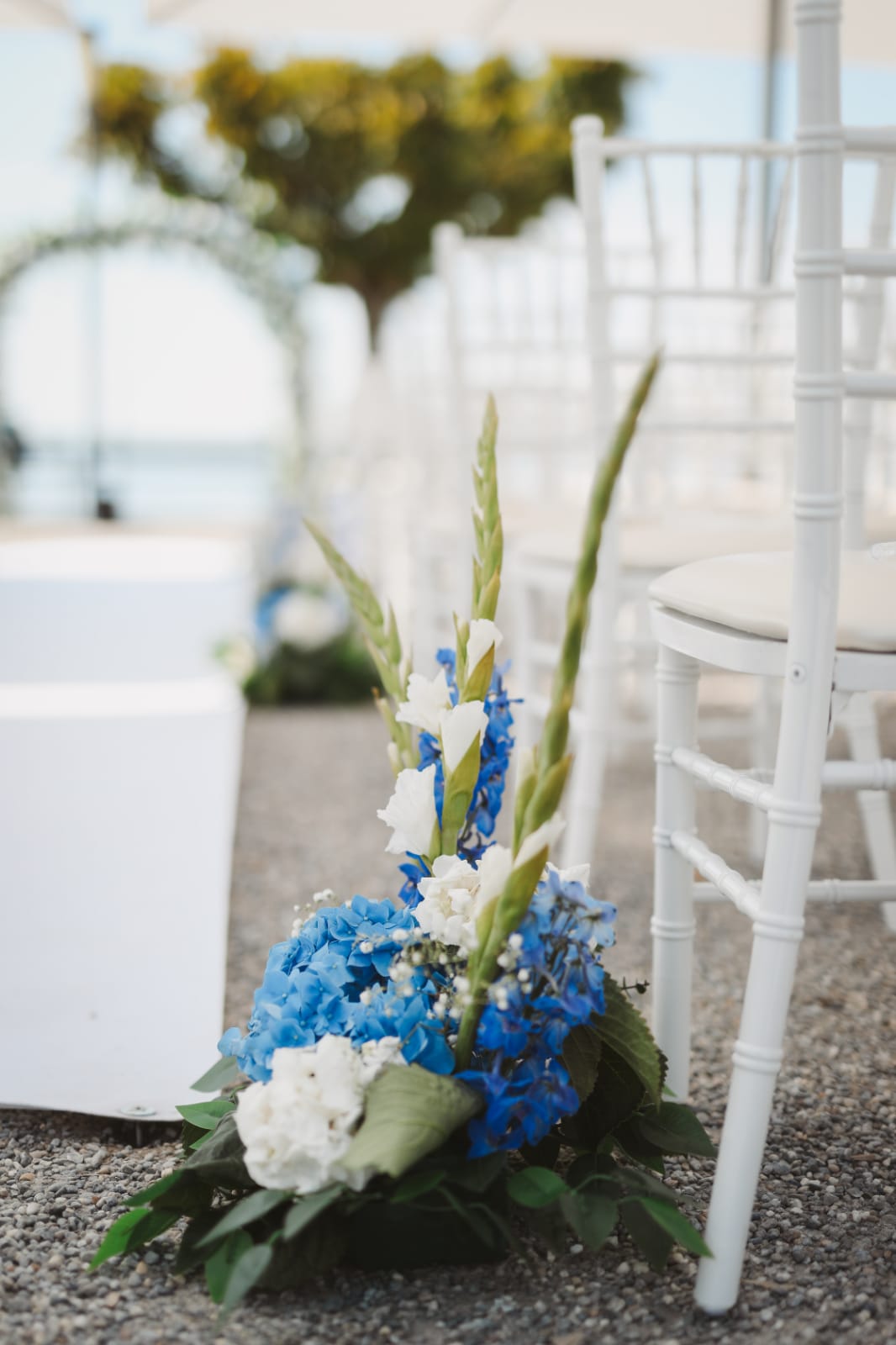 Chiavari Stuhl Weiss Holz für Hochzeiten | Forest Events